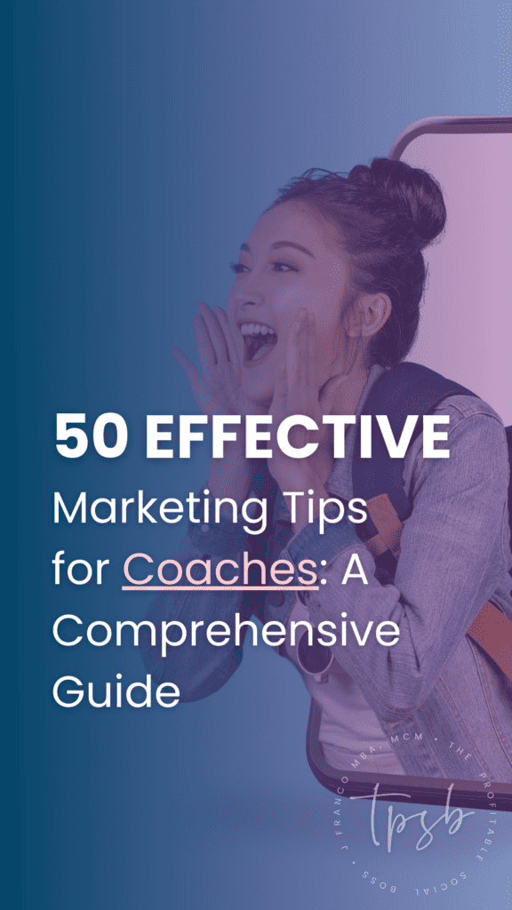 50 Effective marketing tips for coaches